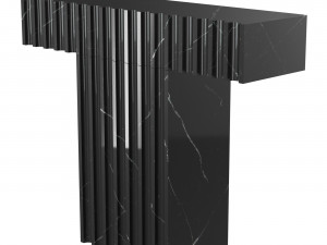Marble profile console 3D Model