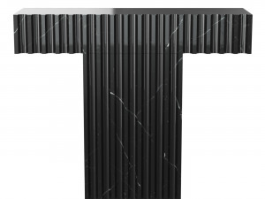 Marble profile console Model 3D