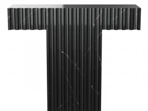 Marble profile console 3D Model