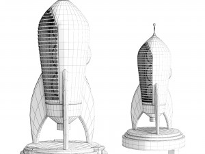 Cosmotron speakers 3D Model