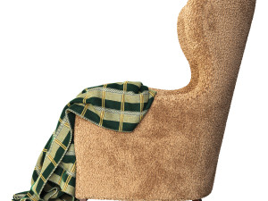 Armchair Danish Easy Modelo 3D