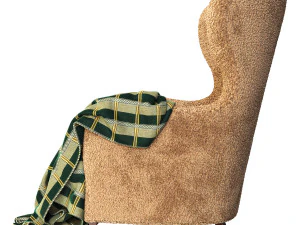 Armchair Danish Easy 3D Model