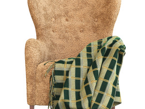 Armchair Danish Easy Modelo 3D