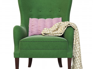 Armchair Danish Lounge 3D Model