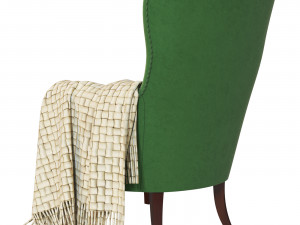 Armchair Danish Lounge 3D Model