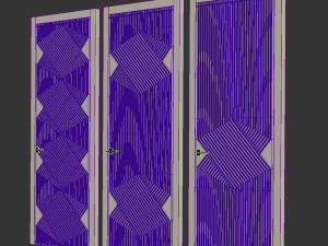 Interior doors milled 4 3D Model