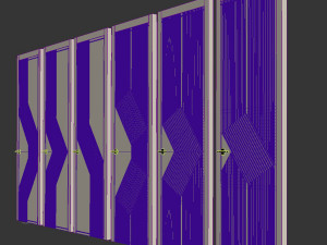 Interior doors milled 5 Modello 3D