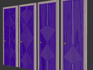 Interior doors milled 6 3D Model