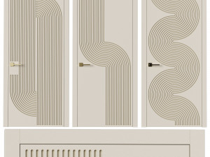 Interior doors milled 9 Model 3D