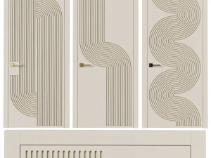 Interior doors milled 9 3D Model