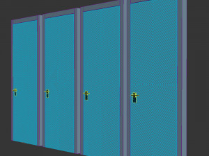 Interior doors milled 10 3D 模型