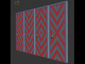 Interior doors milled 11 Modello 3D