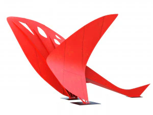 Escultura drag&oacute;n volador Modelo 3D