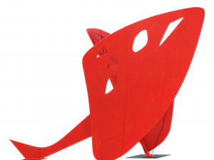 Sculpture flying dragon 3D Model