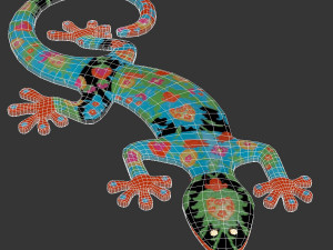 Decor Gecko 3D Model