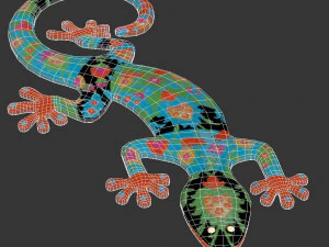 Decor Gecko 3D Model