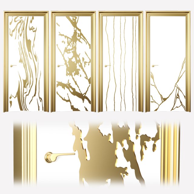 Geona Doors 3D Model .c4d .max .obj .3ds .fbx .stl .blend 
