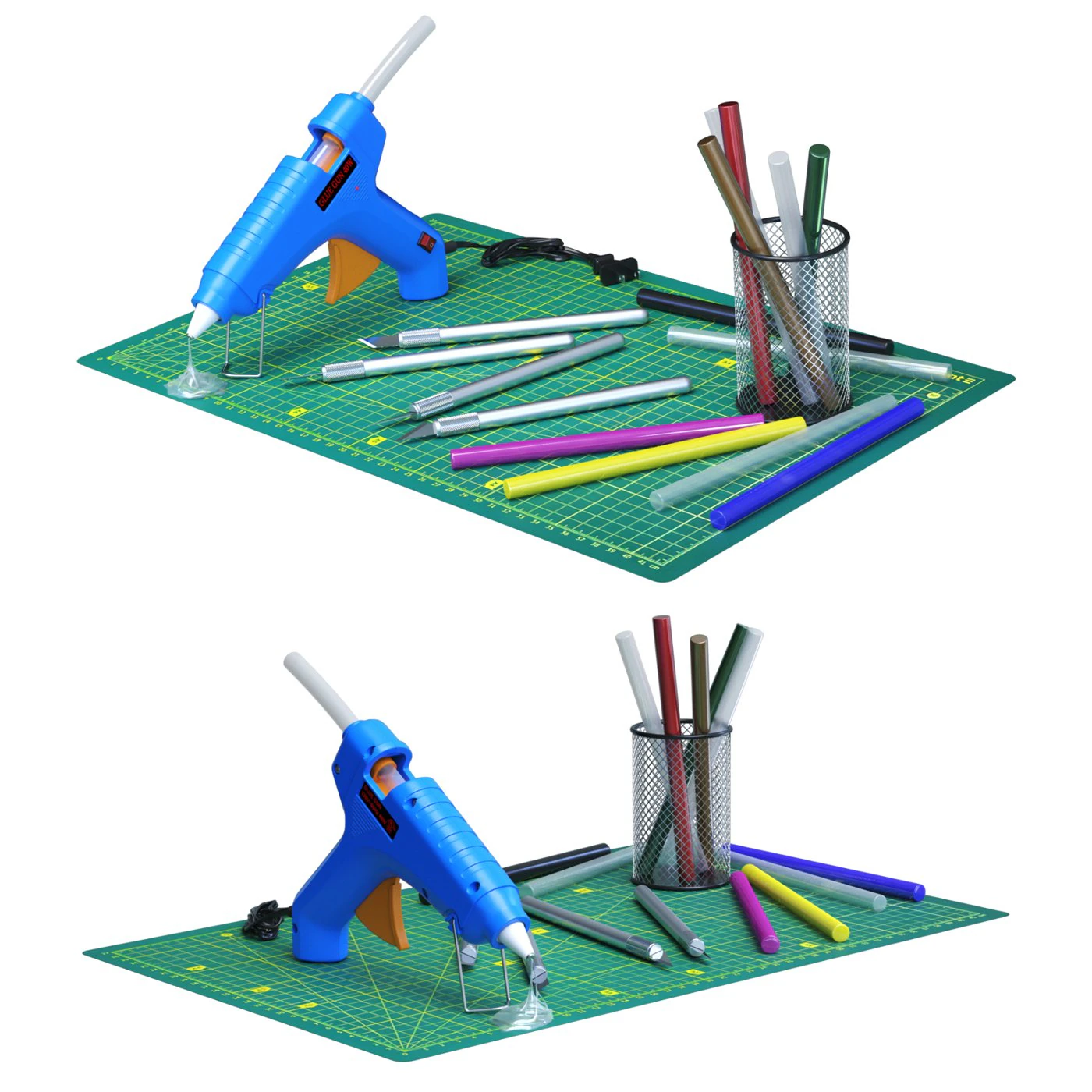 DIY Glue tool Kit 3D Model .c4d .max .obj .3ds .fbx .stl .blend