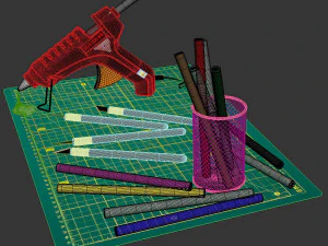 DIY Glue tool Kit 3D Model