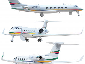 Aircraft Gulfstream G400 3D Model