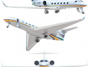 Aircraft Gulfstream G400 3D Model