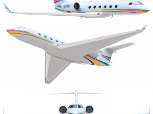Aircraft Gulfstream G400 Modelo 3D