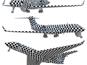 Aircraft Gulfstream G400 Modelo 3D