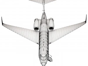 Aircraft Gulfstream G400 3D Model