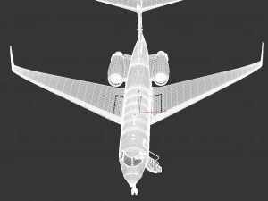 Aircraft Gulfstream G400 3D Model
