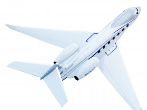 Pesawat Gulfstream G500 Model 3D