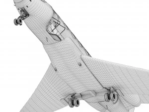 Pesawat Gulfstream G500 Model 3D