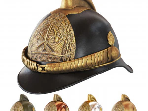 Capacete de bombeiro Modelo 3D