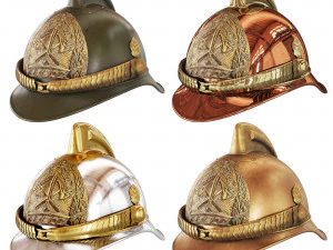 Firefighter helmet 3D Model