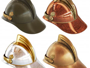 Firefighter helmet 3D Model