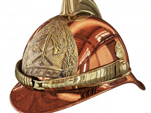 Firefighter helmet 3D Model