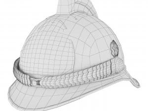 Firefighter helmet 3D Model