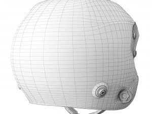 Racing helmet Silo WRC DES 3D Model