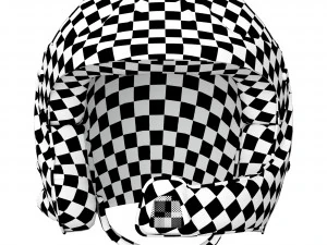 Racing helmet Silo WRC DES 3D Model