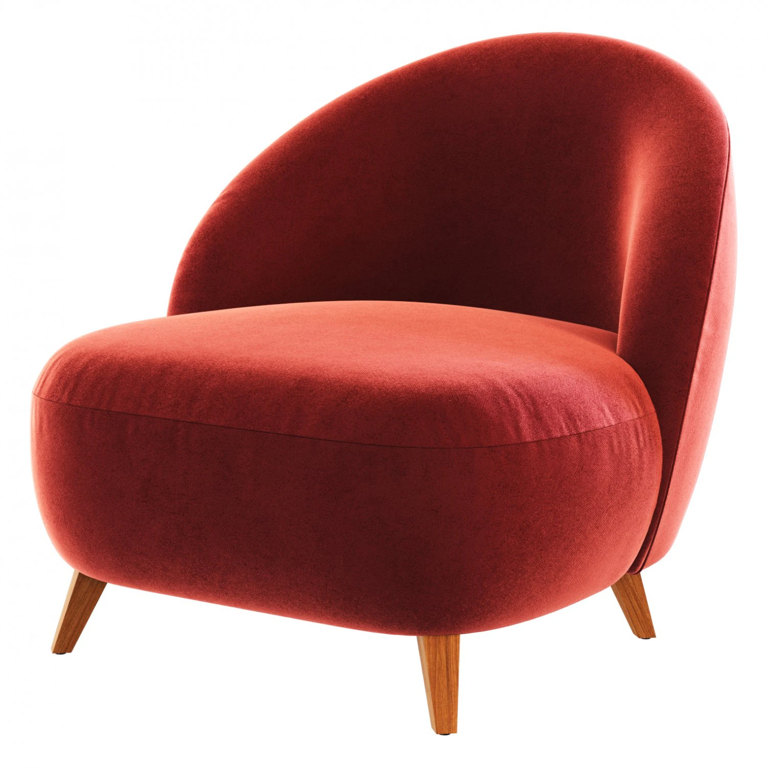 Armchair Henri 3D Model .c4d .max .obj .3ds .fbx .stl .blend