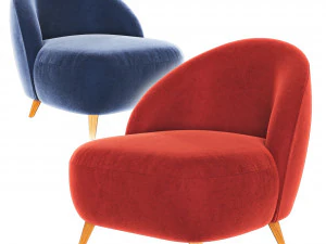 Armchair Henri 3D Model