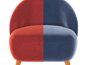 Armchair Henri 3D Model