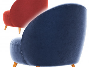 Armchair Henri 3Dモデル