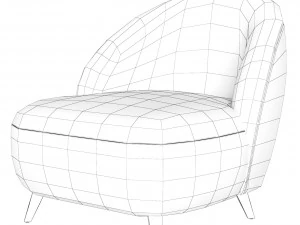 Armchair Henri 3D Model