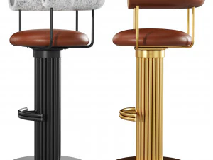 Stool Inga 3D Model