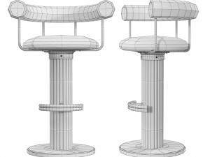 Stool Inga 3D 모델