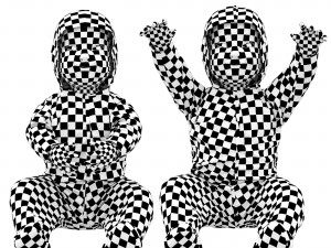 Seated baby 3D 模型