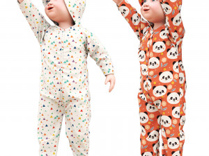 Standing baby 3D Model