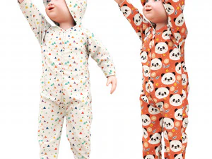 Standing baby 3D Model