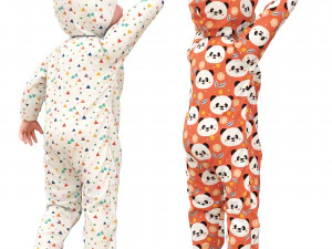 Standing baby 3D Model