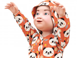 Standing baby 3D Model